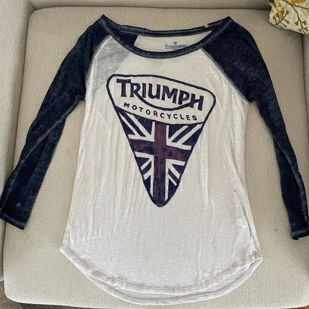 Triumph Motorcycles x Lucky Brand Baseball Shirt